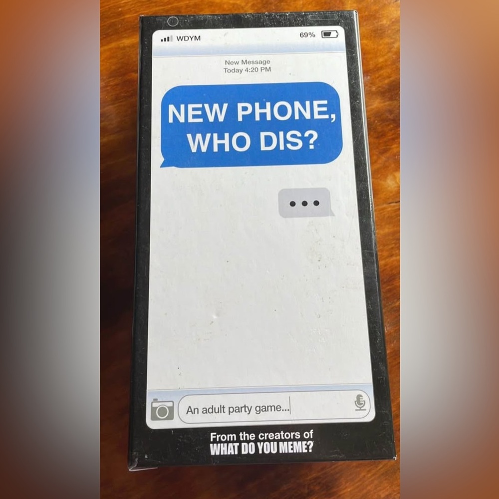 New Phone, Who Dis? Party Game